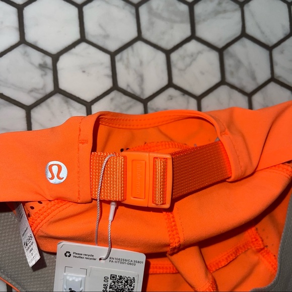 Lululemon Race Kit Hat Reflective Orange Size Large/XL - Picture 10 of 11